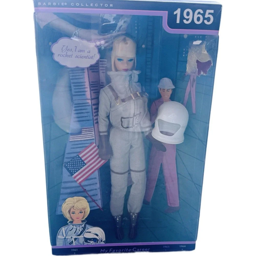 2009 Barbie My Favorite Career Astronaut Rocket Scientist 1965 Reproduction 4474